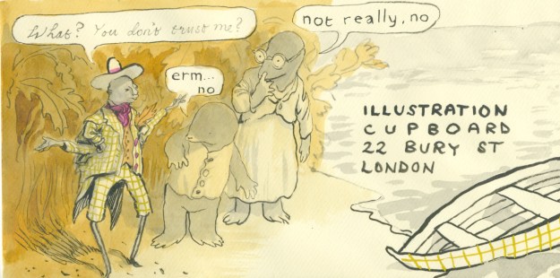 Alexis Deacon's illustrated envelope