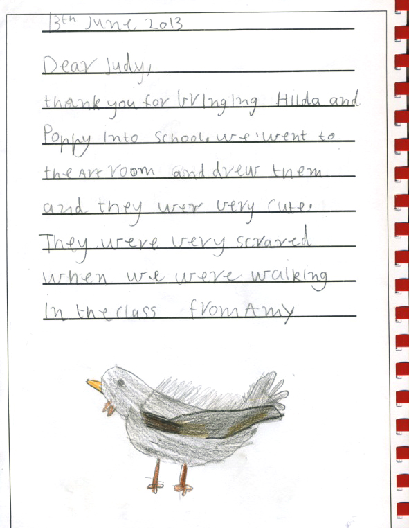 chicken thank you - Amy