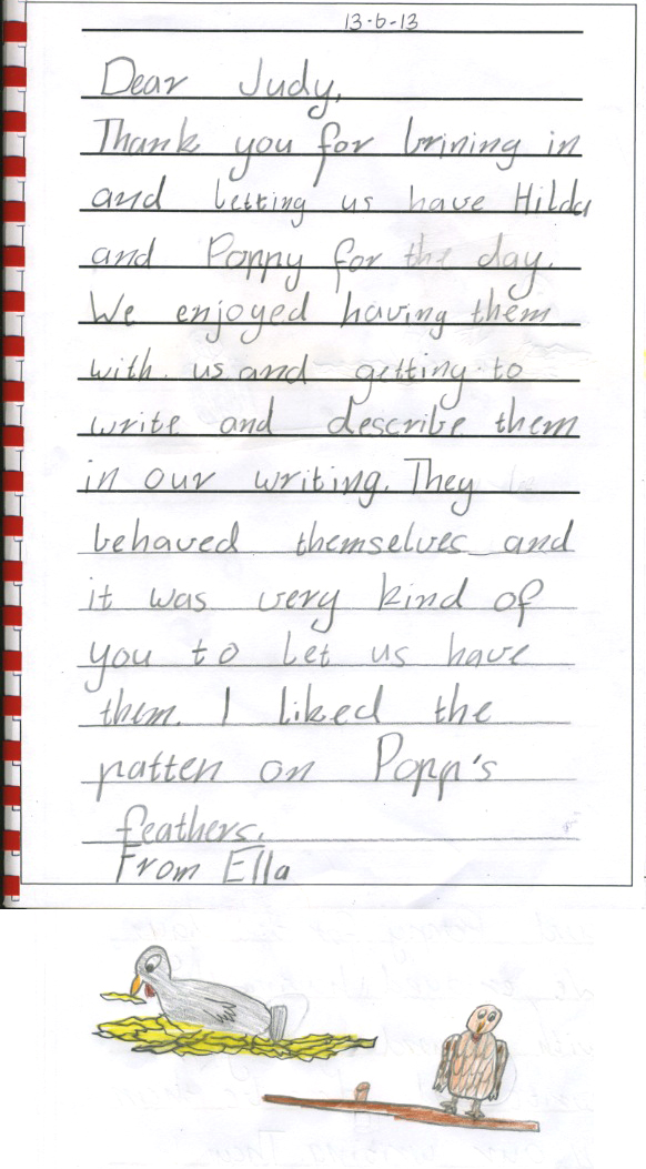 chicken thank you - Ella