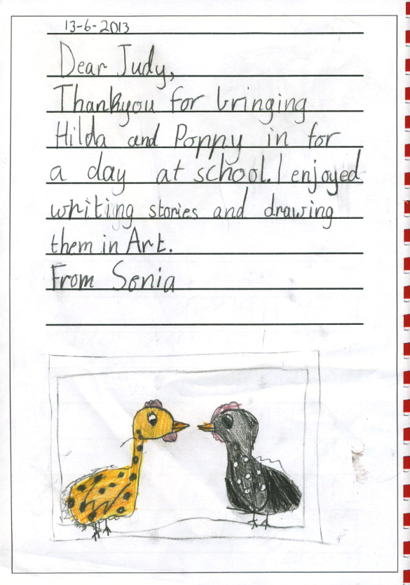 chicken thank you - Sonia