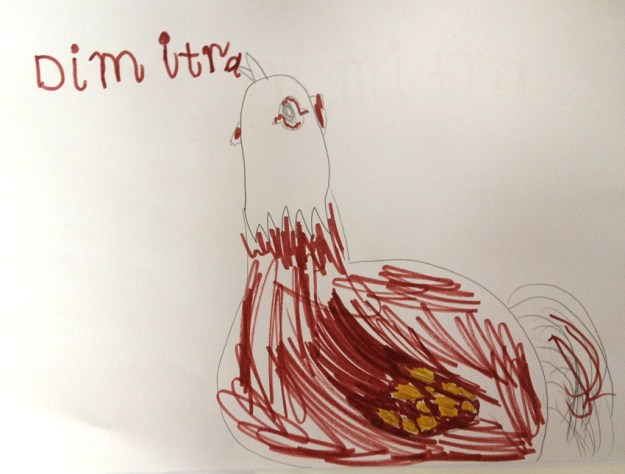 Dimitra colured chicken