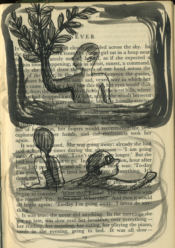 And later I added my beloved ink