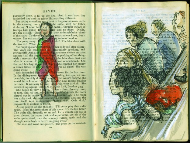 More doodling. The parents move about a bit less...