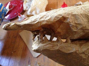 I wanted the teeth to be very crooked and uneven