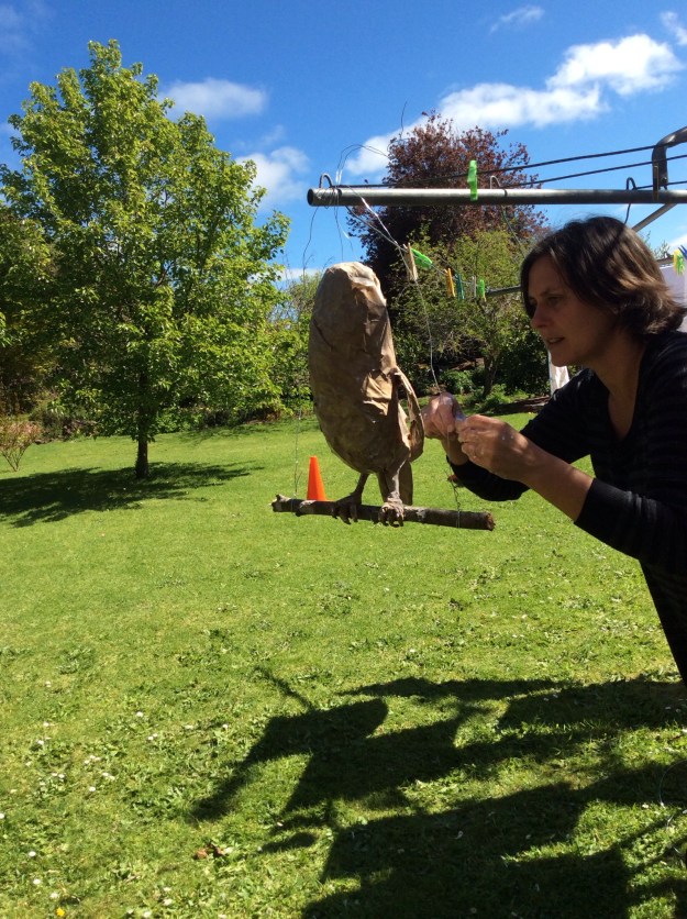 The mad professor at work. Thanks to Arthur for many of these photos. As you can see I had sticky fingers! 