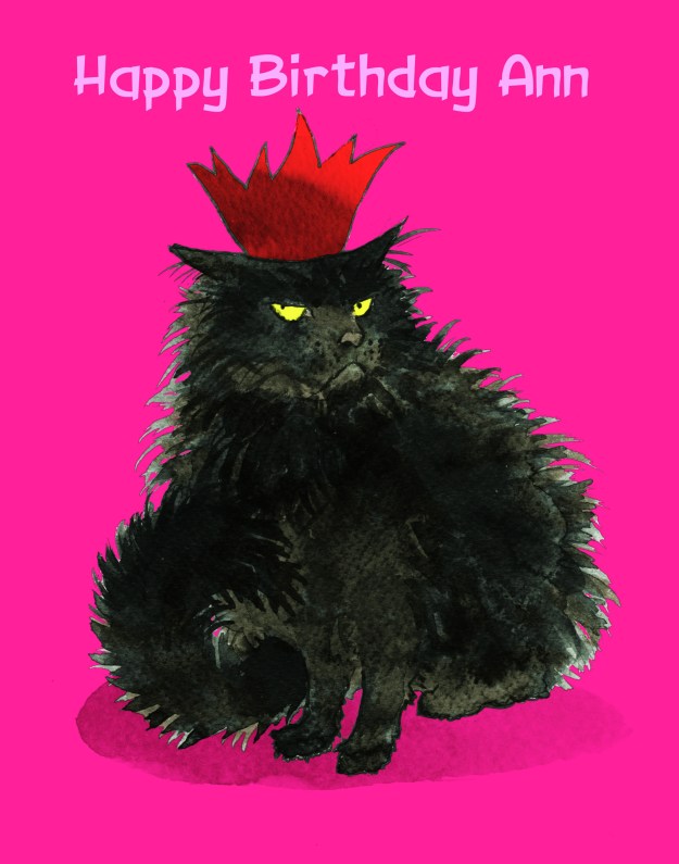 Sam says happy birthday Ann James lores