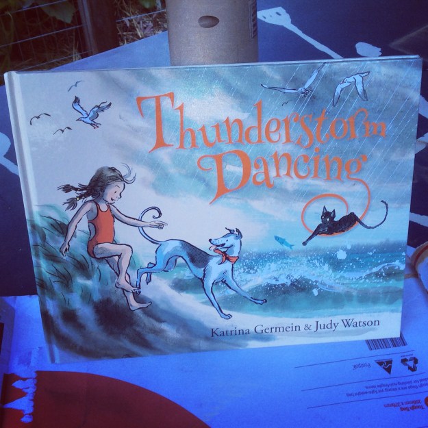 A Thundery book in the cloudy evening light. 