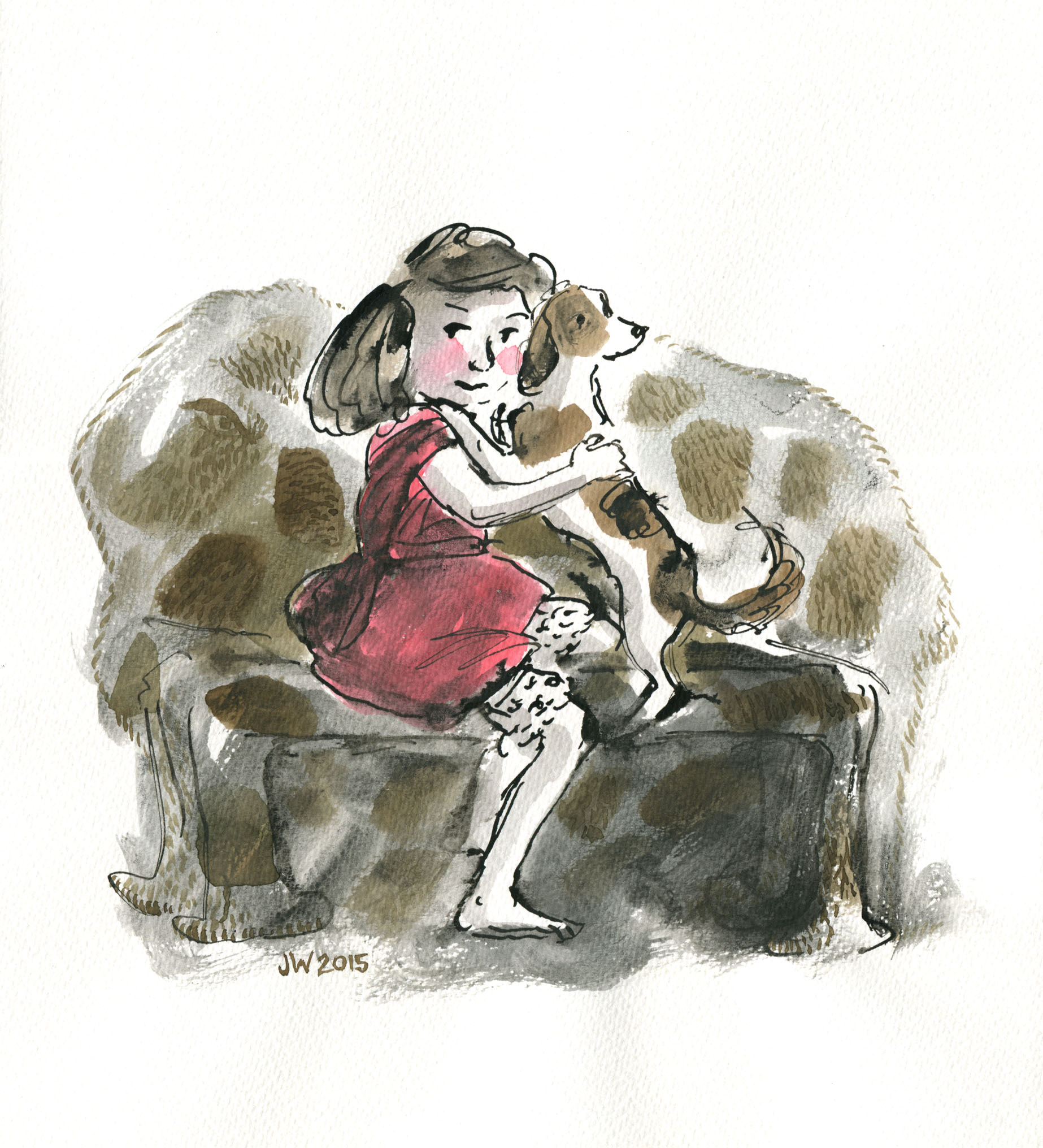 old world new world bench beast JudyWatsonArt