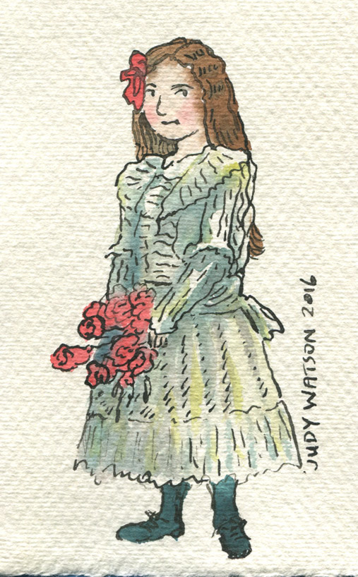 W1 fancy dress unwilling girl judywatsonart lores